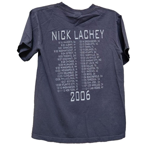 Nick Lachey 2006 Whats Left Of Me Black T-shirt Size Small Pop 98 Degrees Band - Picture 3 of 5